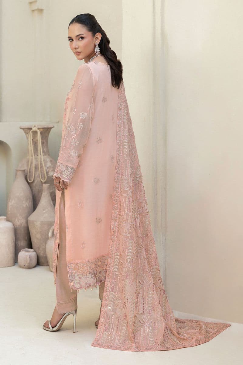 Embroidered Chiffon Unstitched Suit
