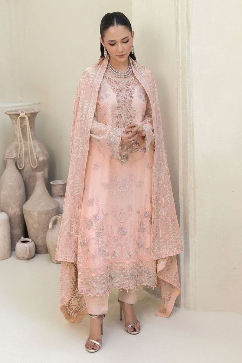 Embroidered Chiffon Unstitched Suit