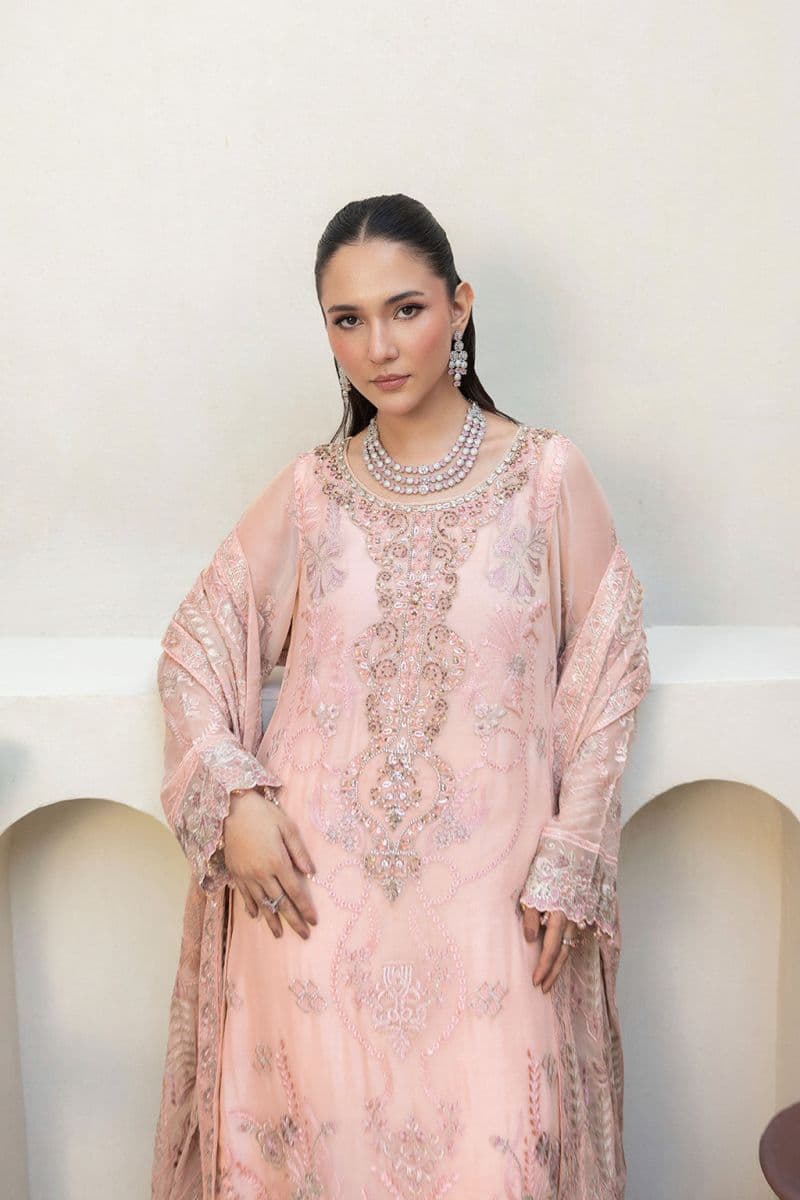 Embroidered Chiffon Unstitched Suit