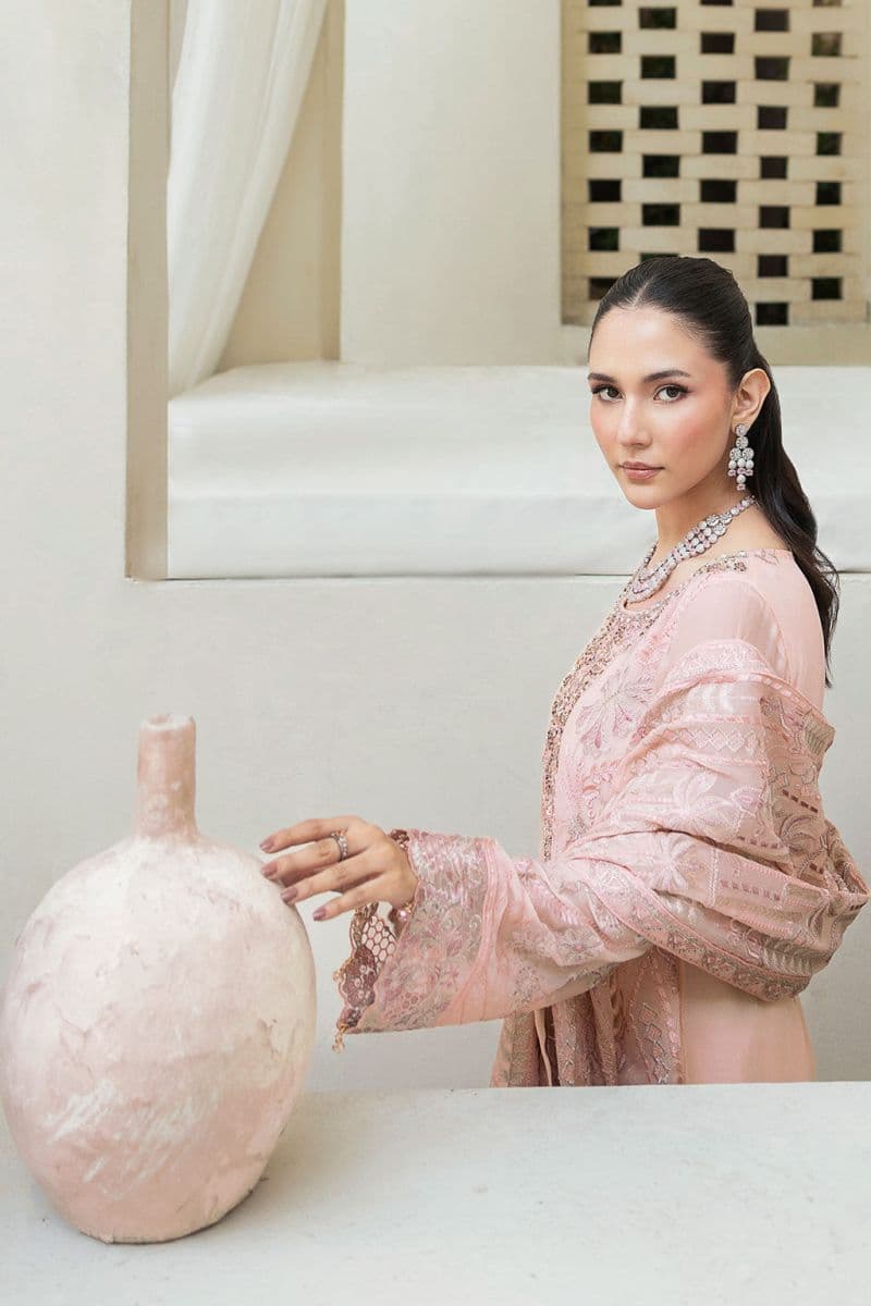 Embroidered Chiffon Unstitched Suit