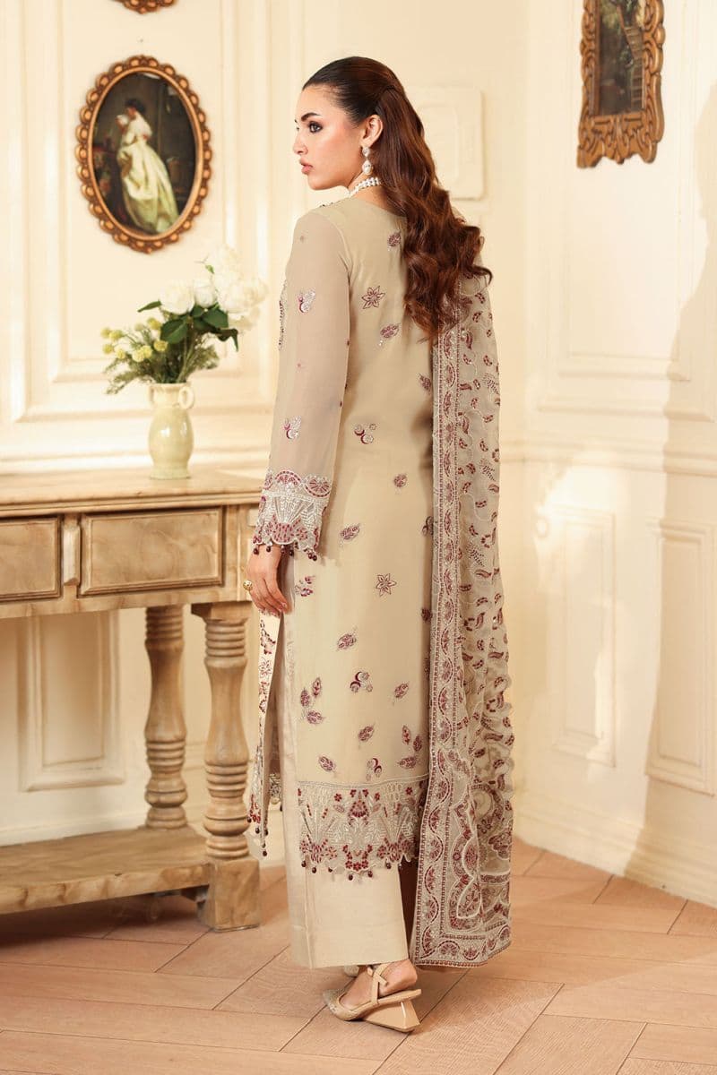 Embroidered Chiffon Unstitched Suit