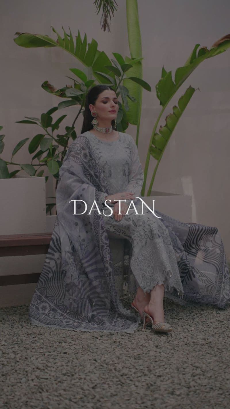 Embroidered Raw Silk Unstitched Suit thumbnail