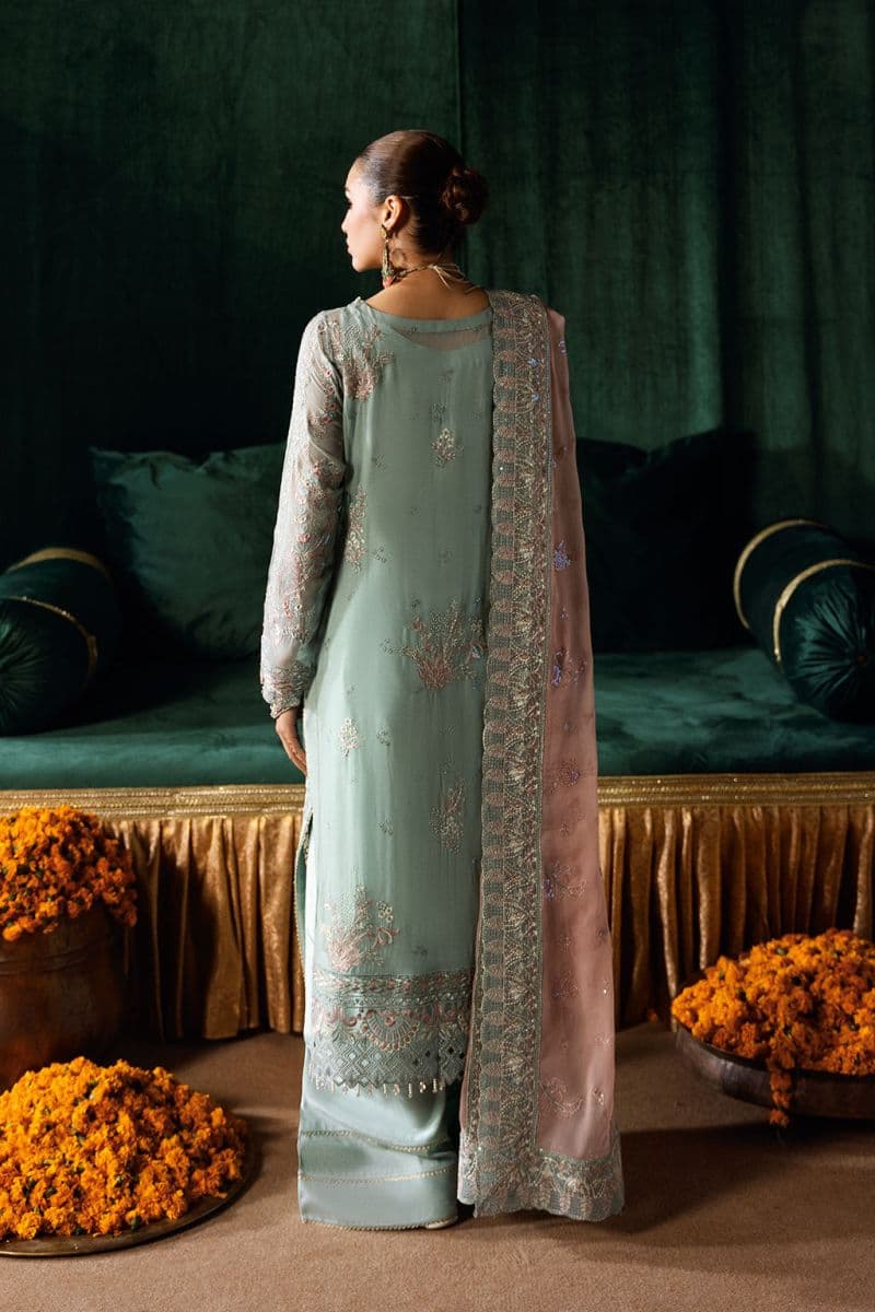 Embroidered Chiffon Unstitched Suit