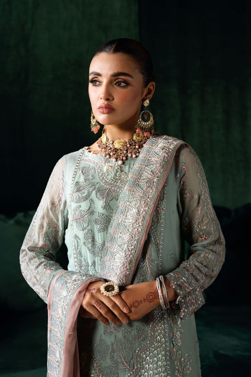 Embroidered Chiffon Unstitched Suit