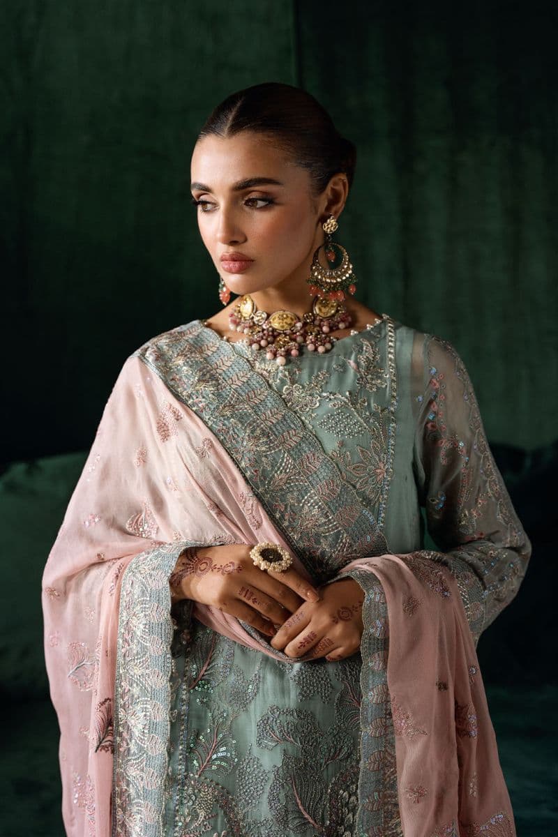Embroidered Chiffon Unstitched Suit