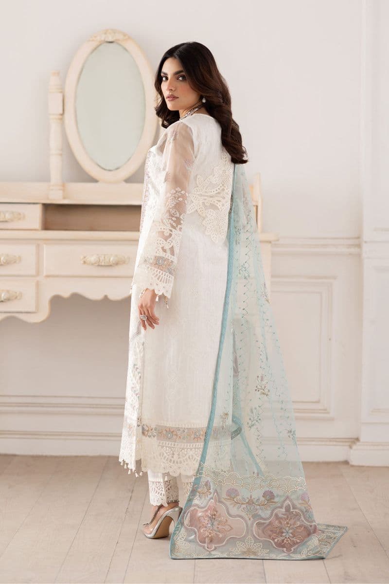 Embroidered Silk Unstitched Suit