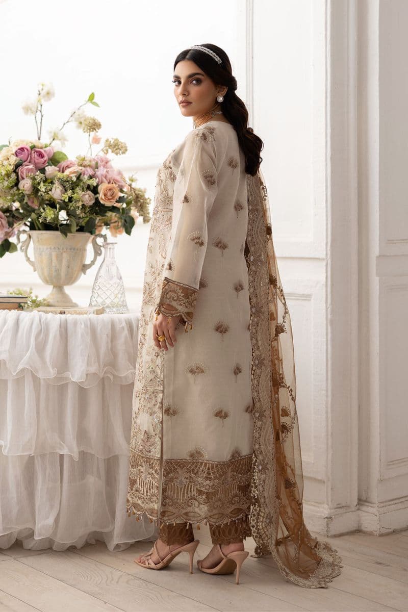 Embroidered Silk Unstitched Suit