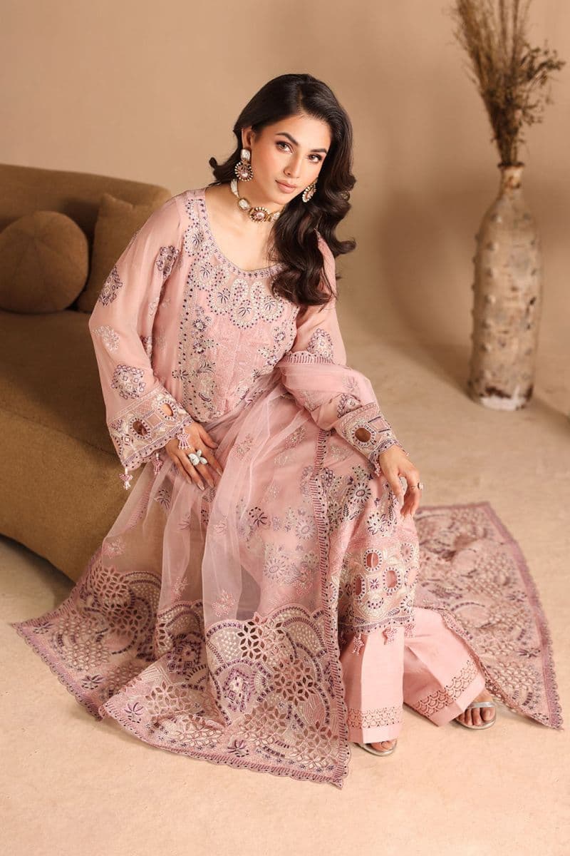 Embroidered Chiffon Unstitched Suit