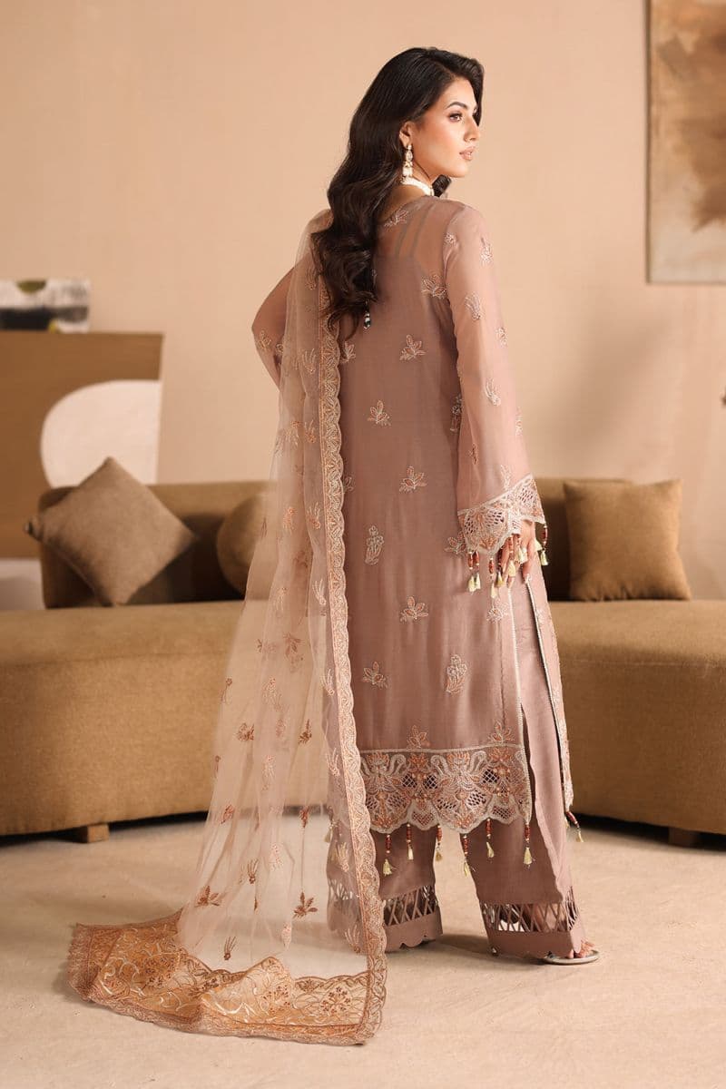 Embroidered Chiffon Unstitched Suit