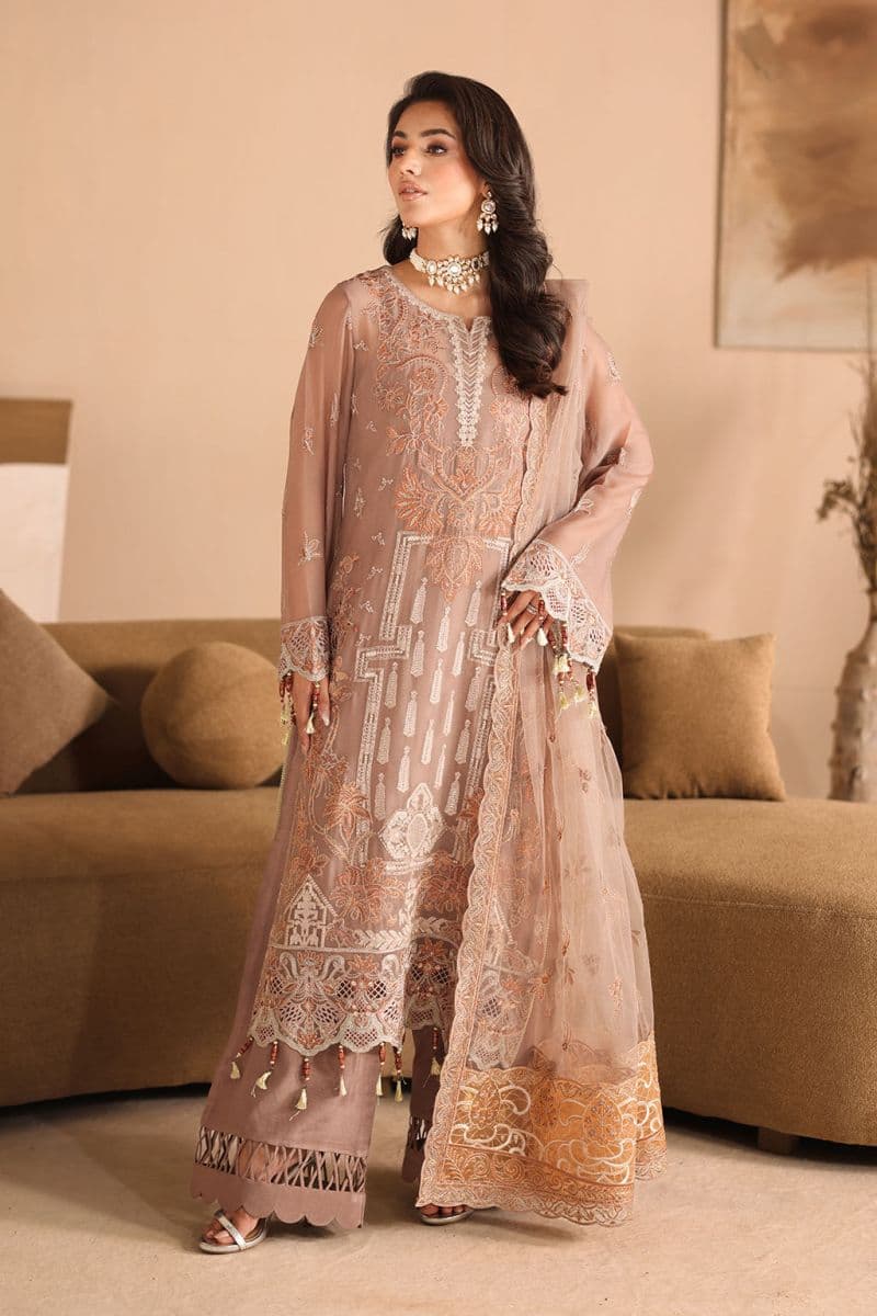 Embroidered Chiffon Unstitched Suit