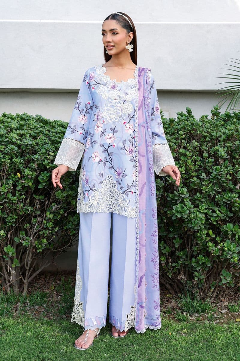 Embroidered Lawn Unstitched Suit