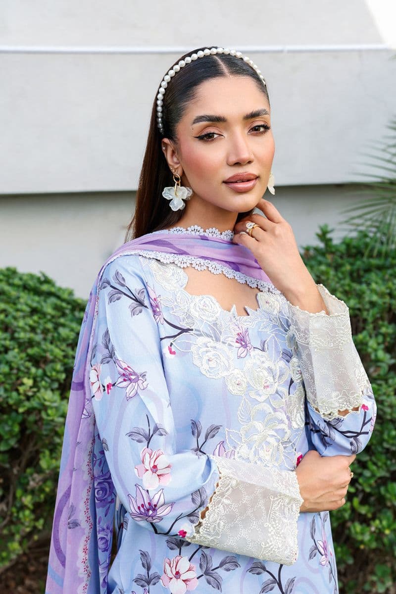 Embroidered Lawn Unstitched Suit