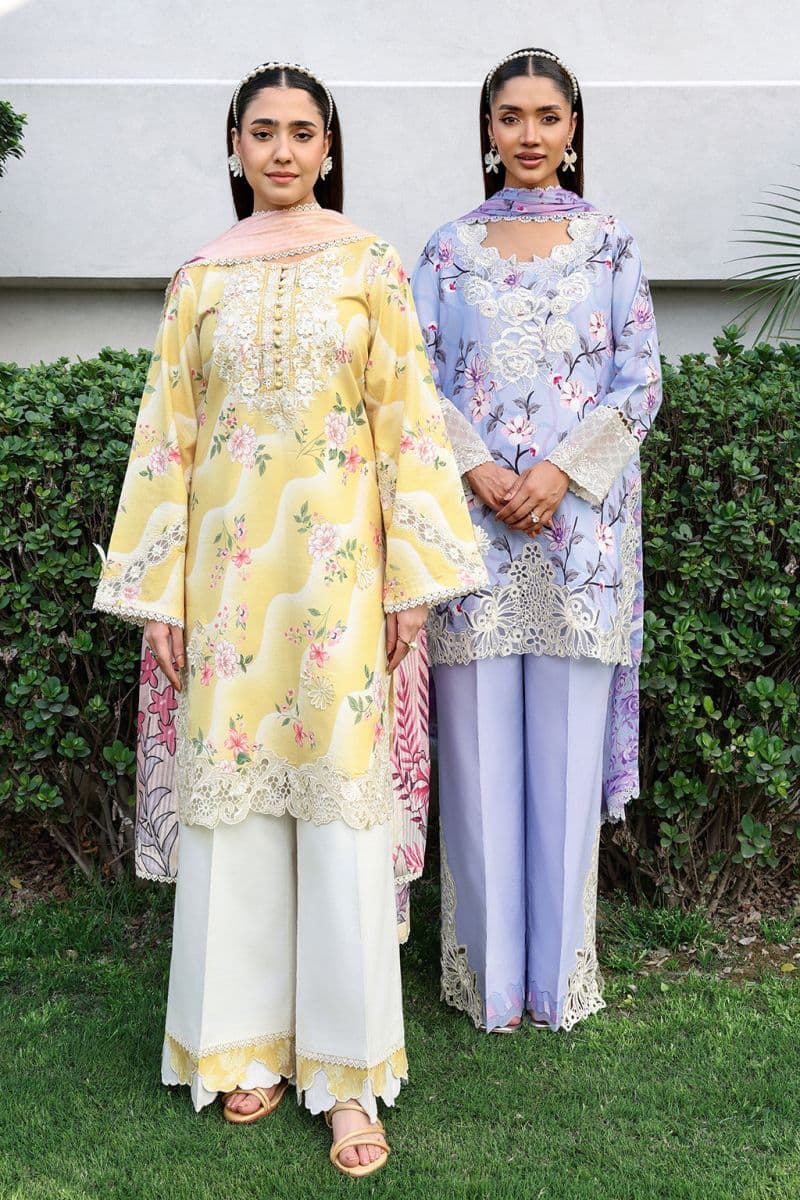 Embroidered Lawn Unstitched Suit