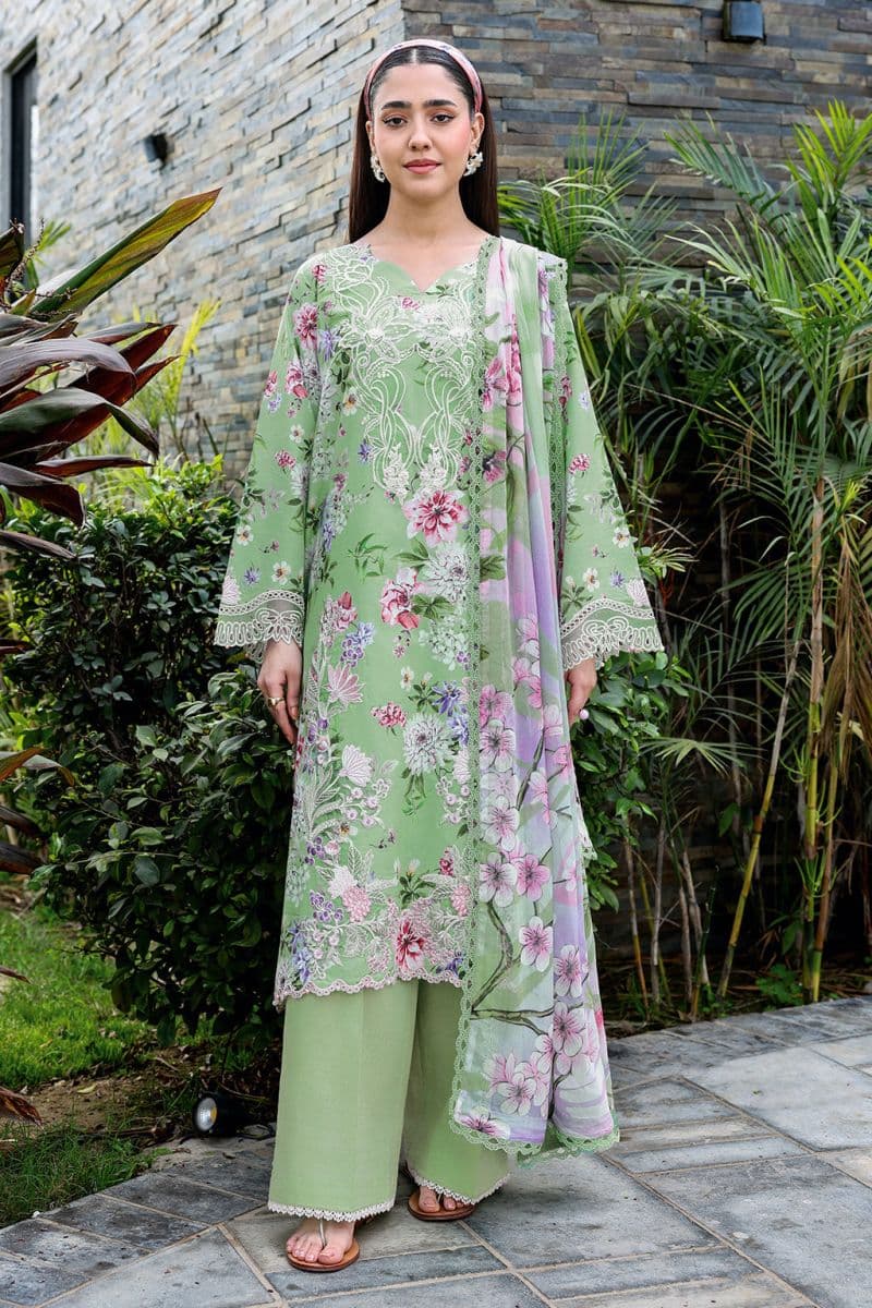 Embroidered Lawn Unstitched Suit