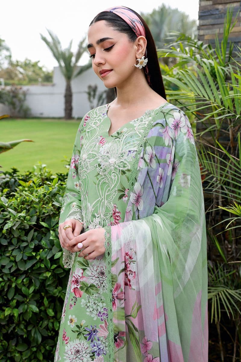 Embroidered Lawn Unstitched Suit