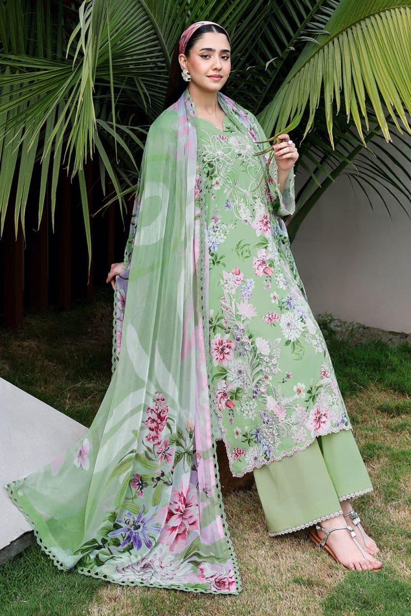 Embroidered Lawn Unstitched Suit