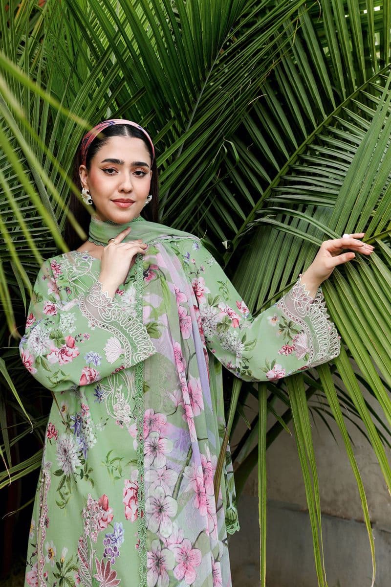 Embroidered Lawn Unstitched Suit
