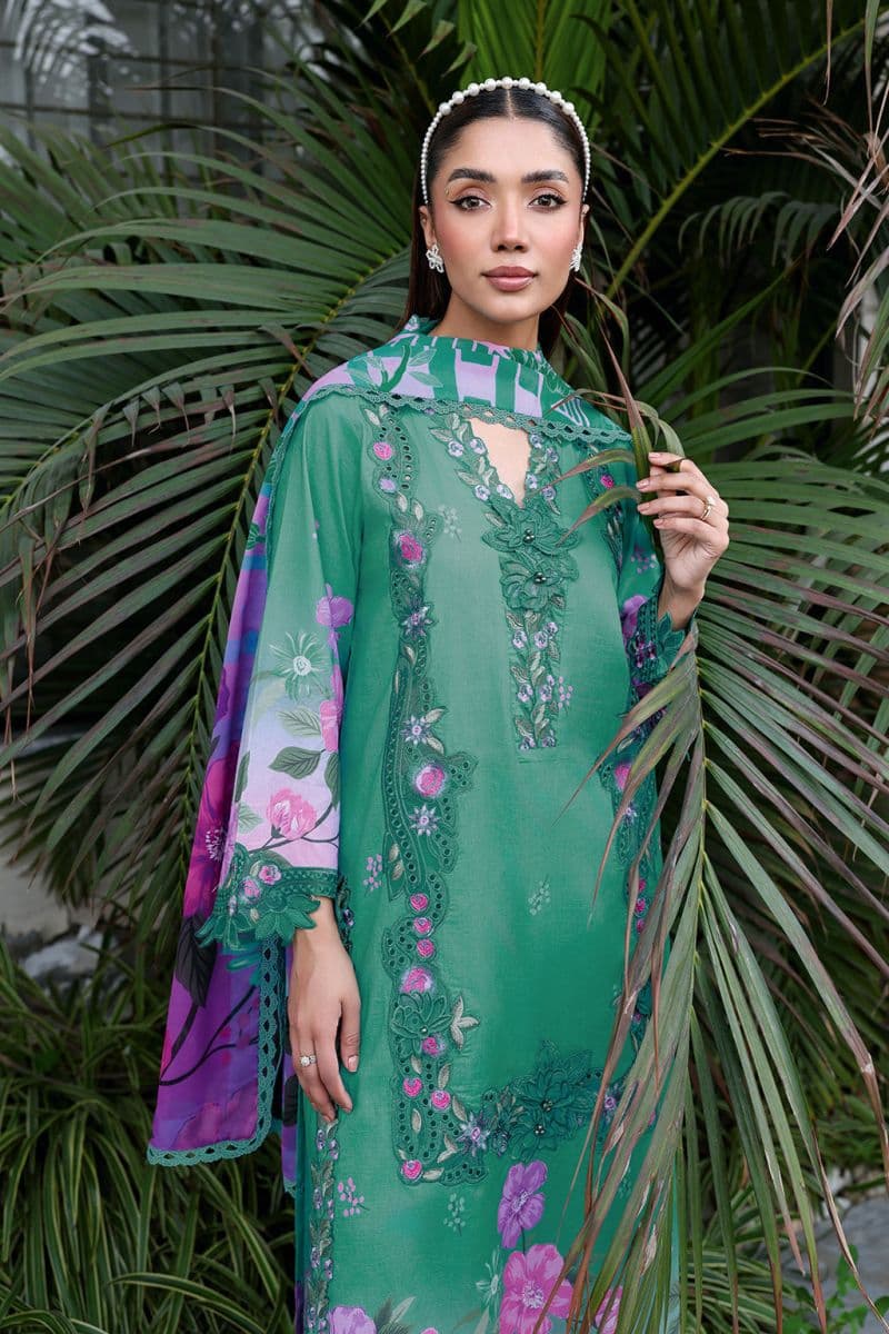 Embroidered Lawn Unstitched Suit