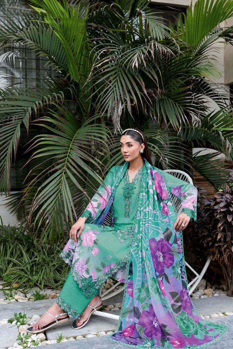Embroidered Lawn Unstitched Suit