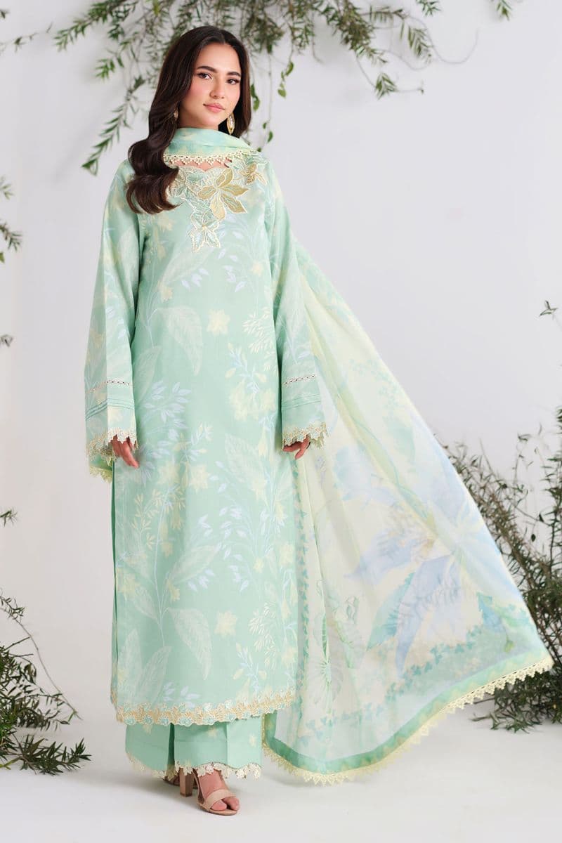 Embroidered Lawn Unstitched Suit