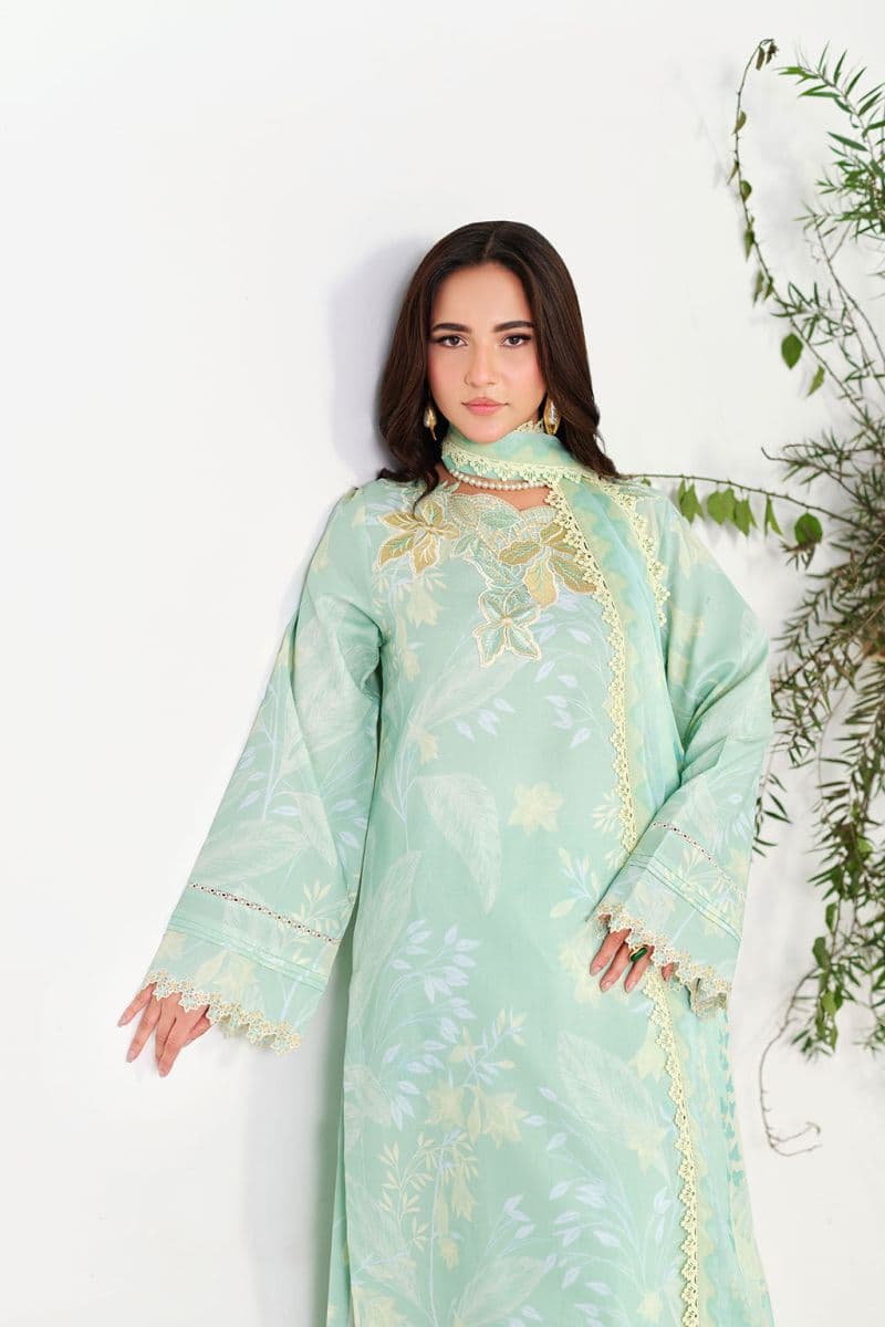 Embroidered Lawn Unstitched Suit