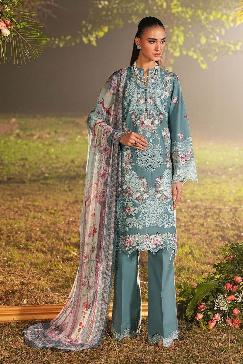 Embroidered Lawn Unstitched Suit