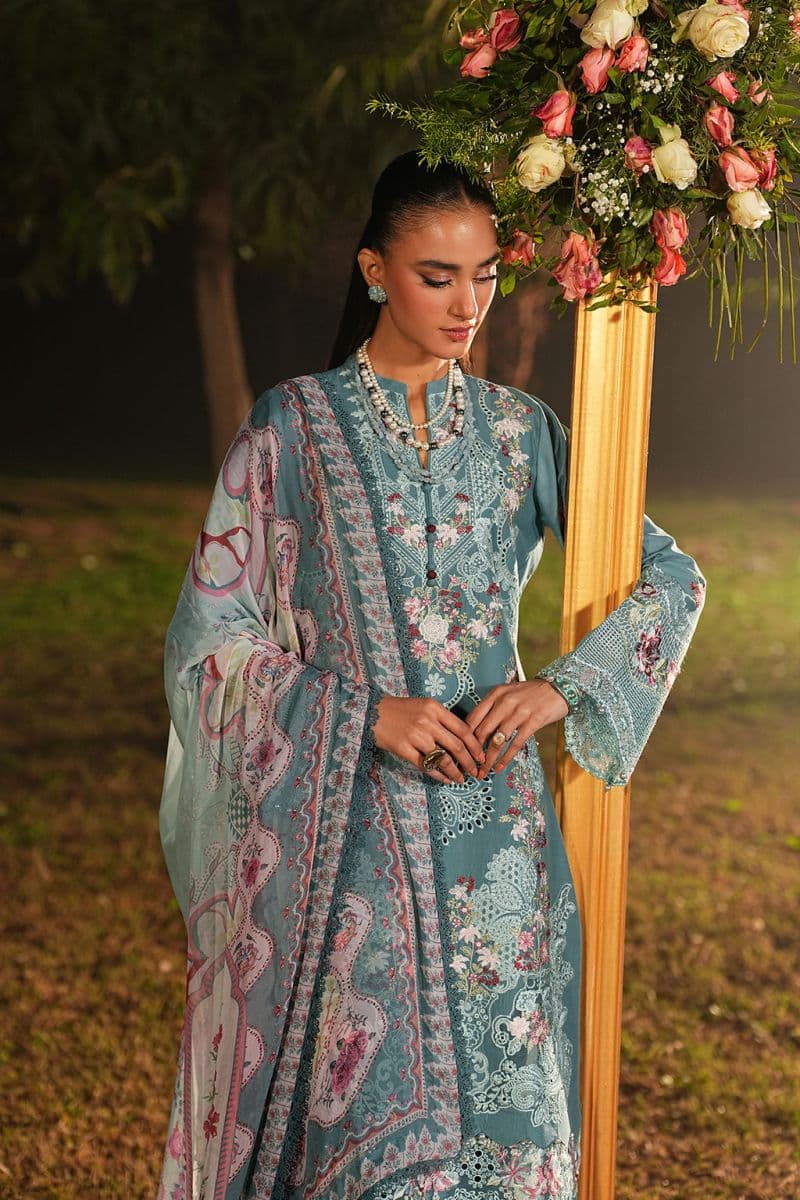 Embroidered Lawn Unstitched Suit