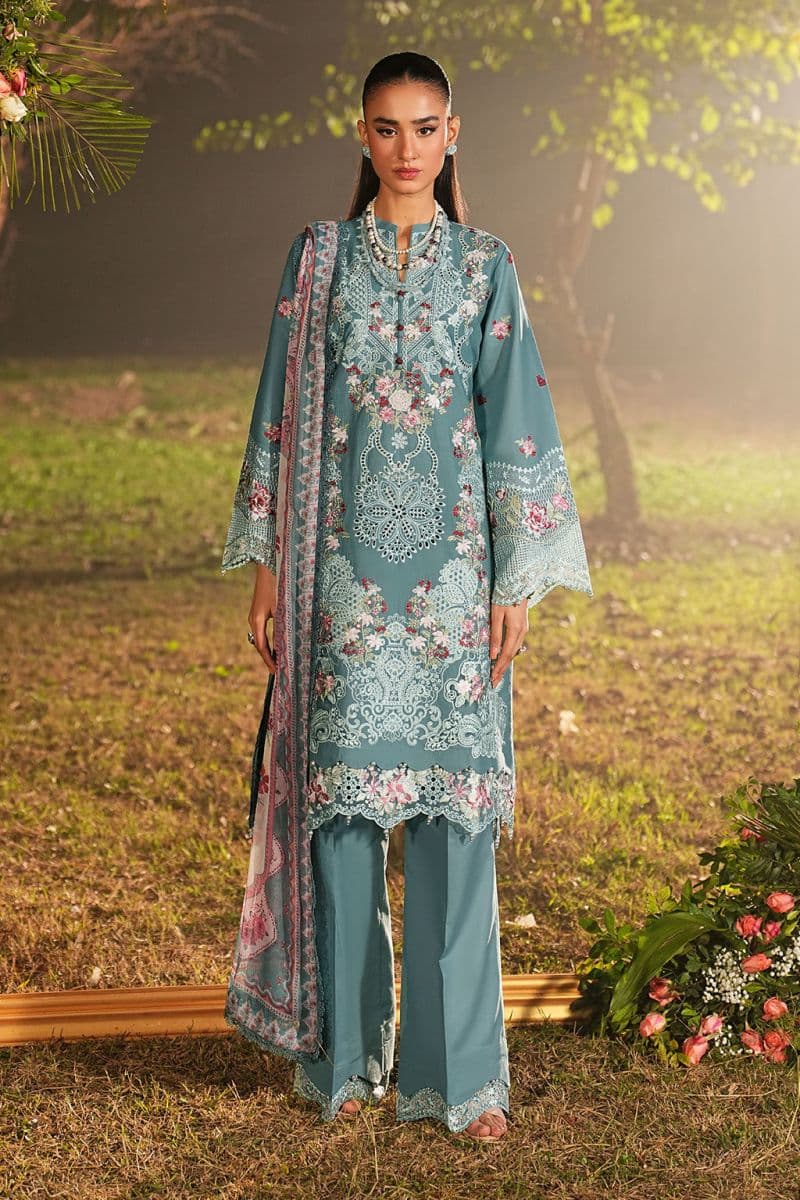 Embroidered Lawn Unstitched Suit