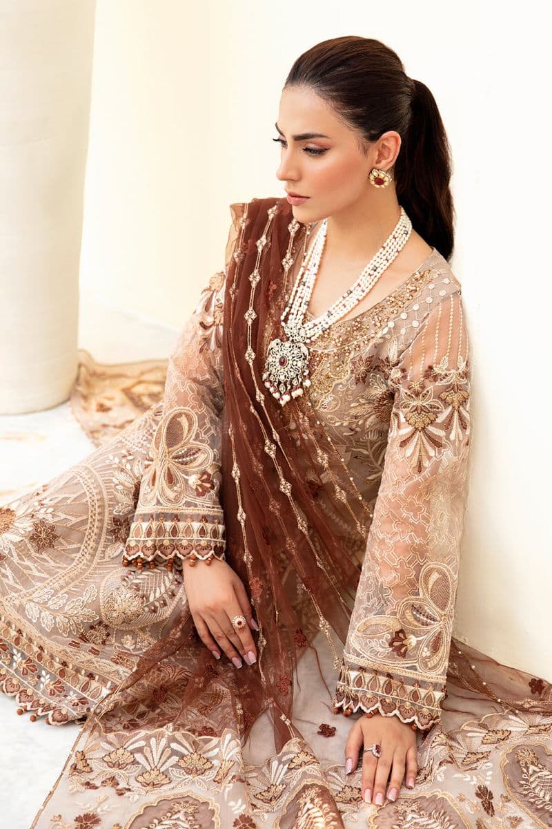 Embroidered Silk Unstitched Suit
