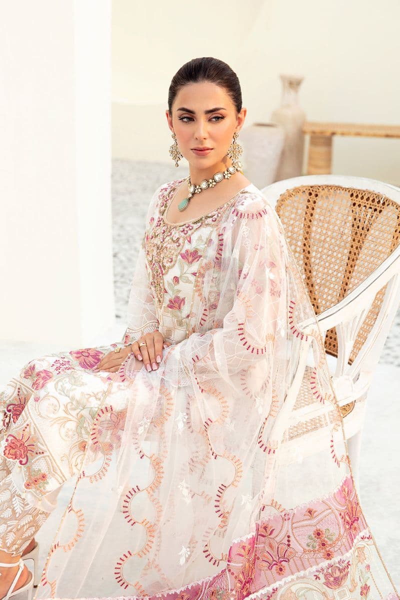 Embroidered Silk Unstitched Suit thumbnail