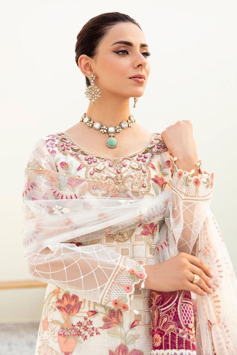 Embroidered Silk Unstitched Suit thumbnail