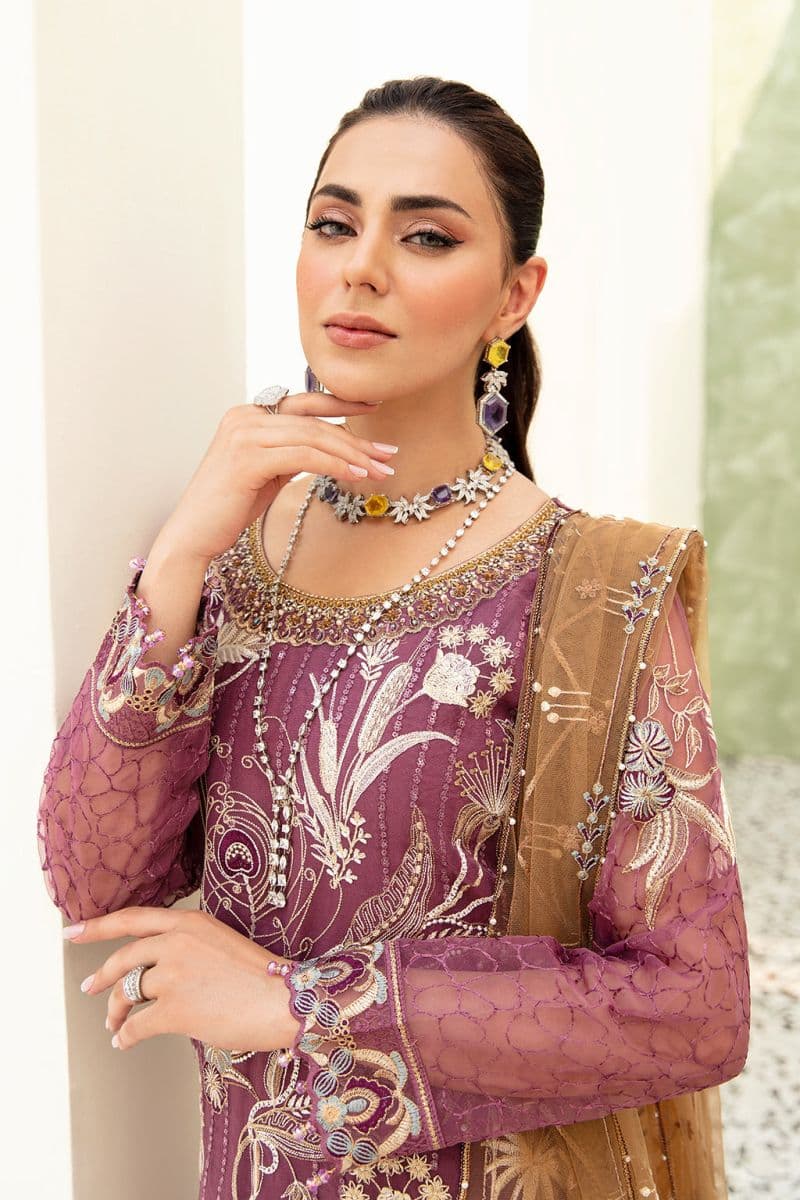 Embroidered Silk Unstitched Suit