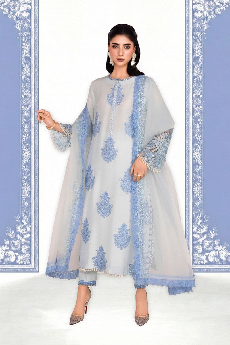 NOOR-E-SAMA – 2PC RAWSILK & ORGANZA EID FESTIVE PRET