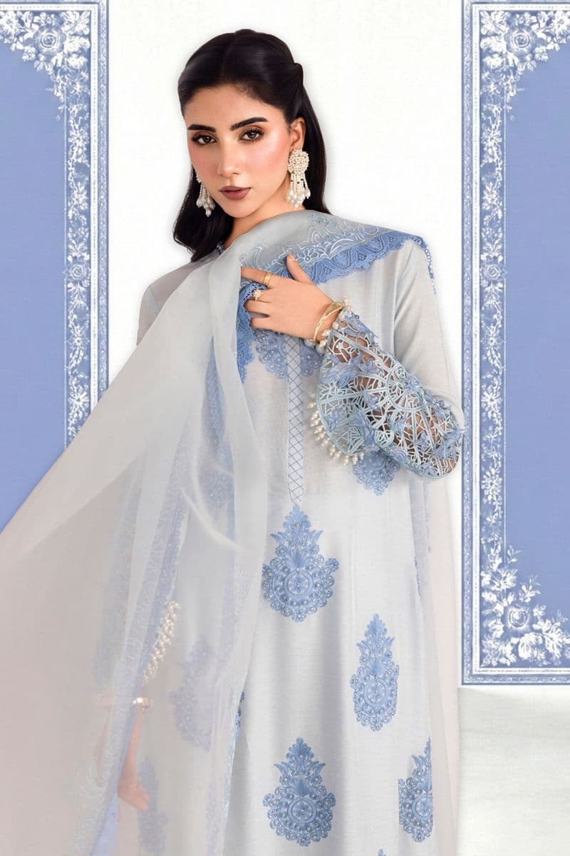 NOOR-E-SAMA – 2PC RAWSILK & ORGANZA EID FESTIVE PRET