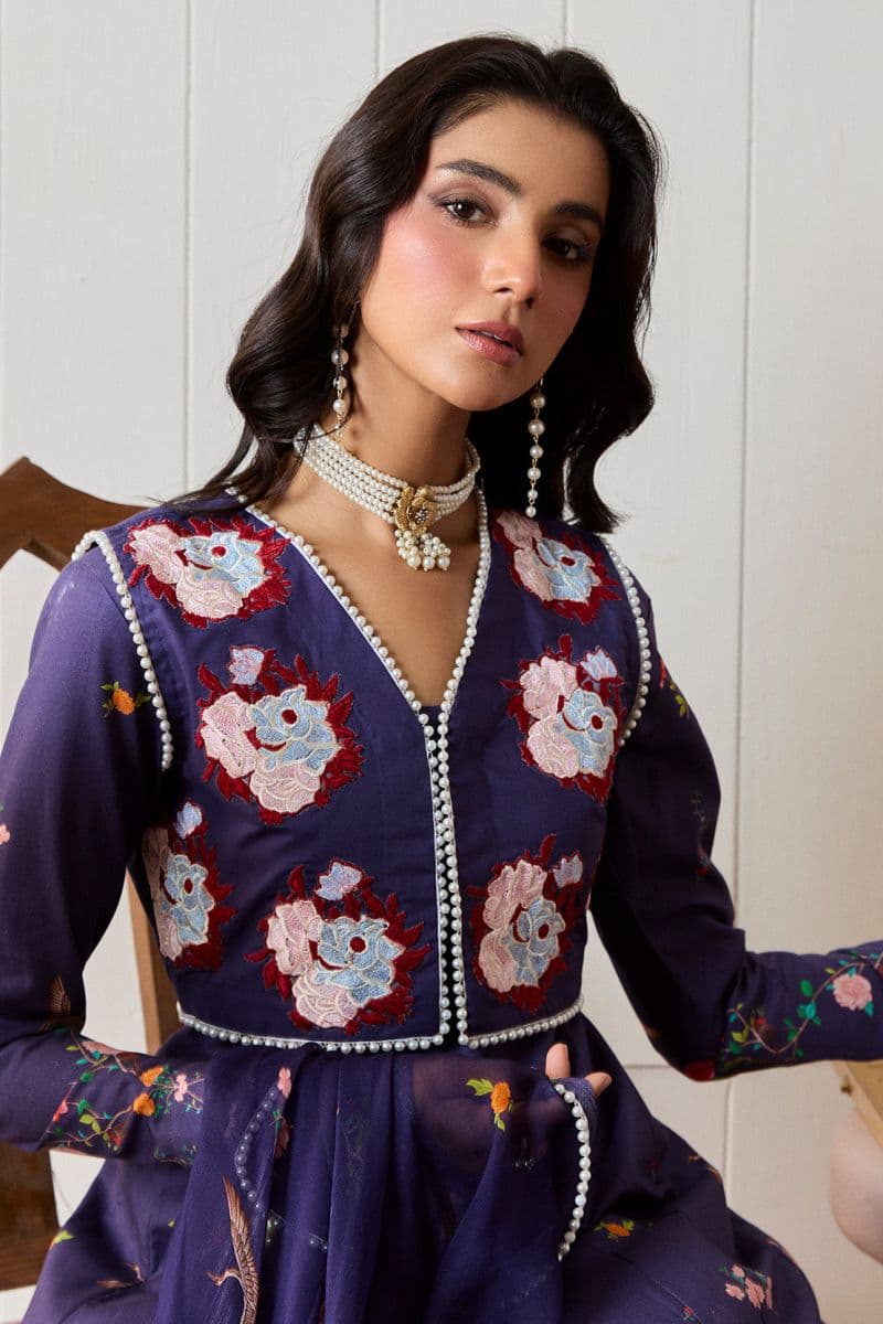 GULRUKH – 2PC LAWN & CHIFFON LUXURY PRET