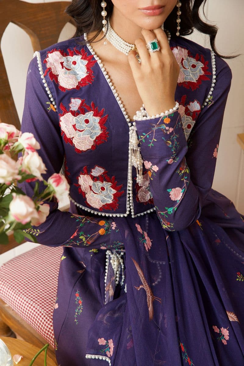 GULRUKH – 2PC LAWN & CHIFFON LUXURY PRET