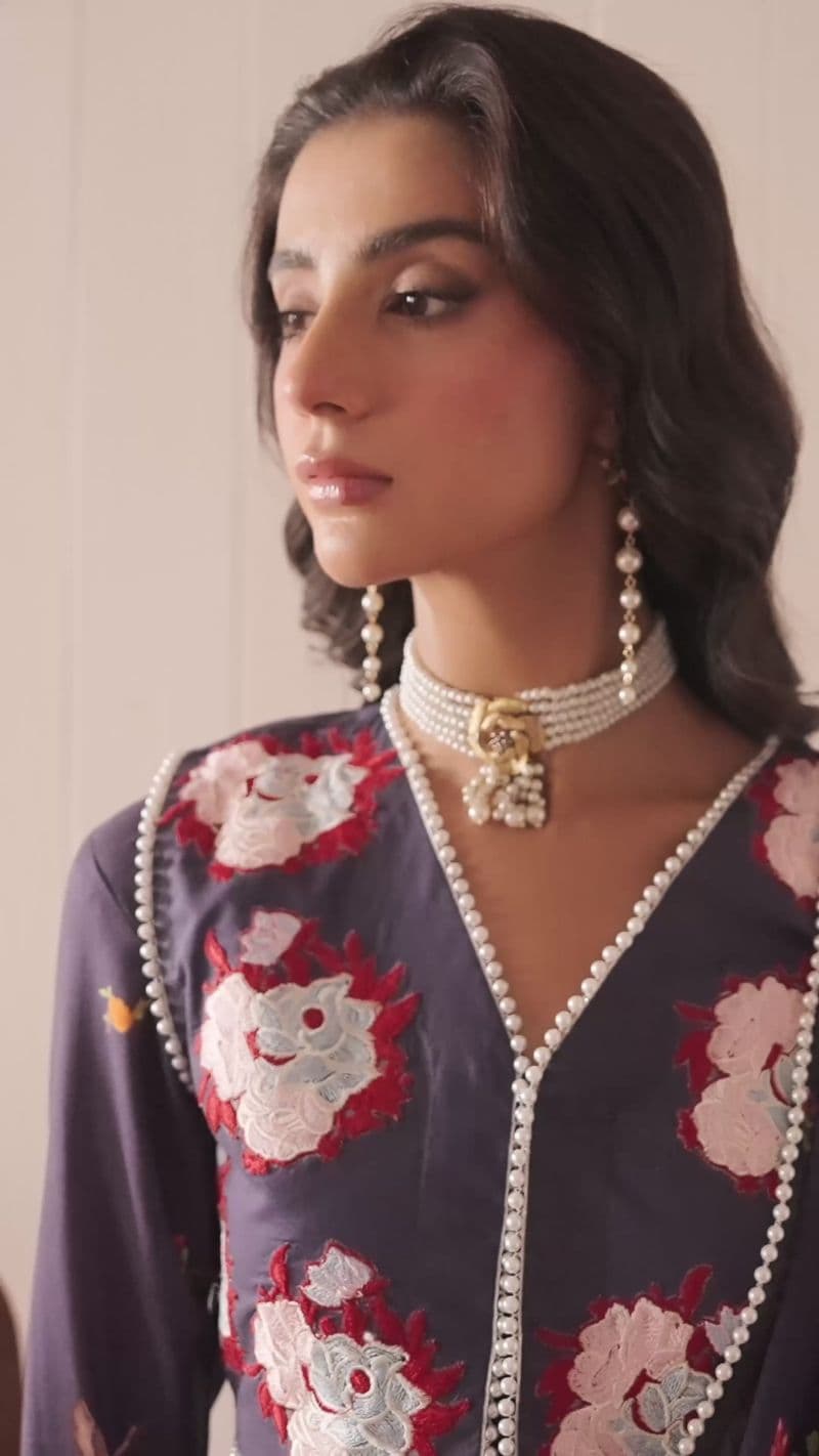 GULRUKH – 2PC LAWN & CHIFFON LUXURY PRET