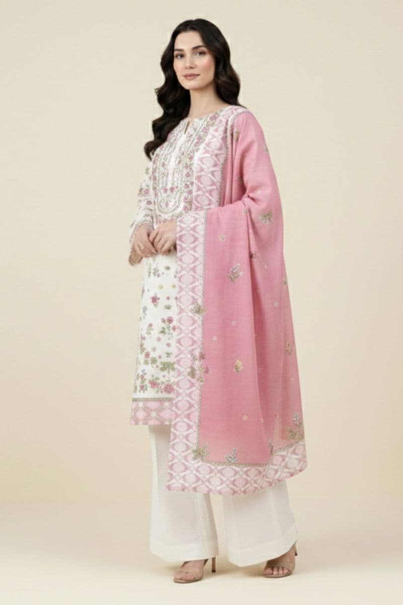 Printed - 2 Pc Lawn Suit (Shirt & Dupatta)
