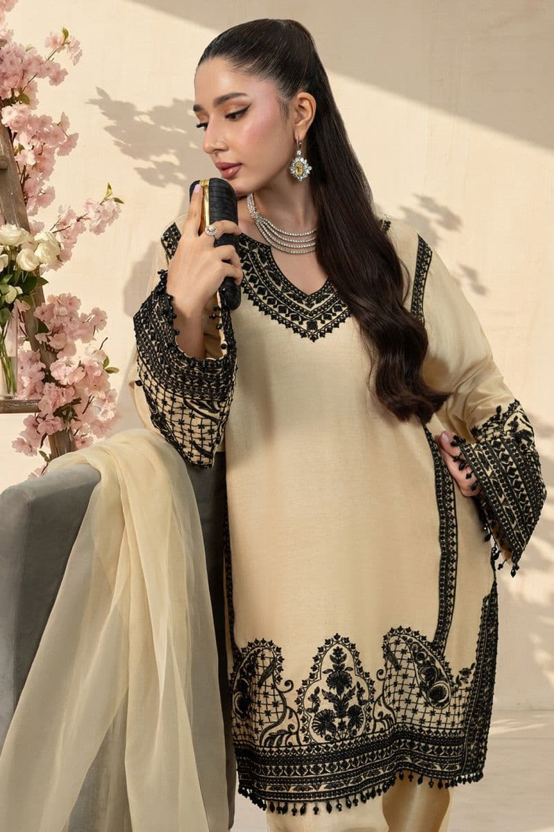 SPARKLE 2PC RAWSILK & ORGANZA EID FESTIVE PRET thumbnail