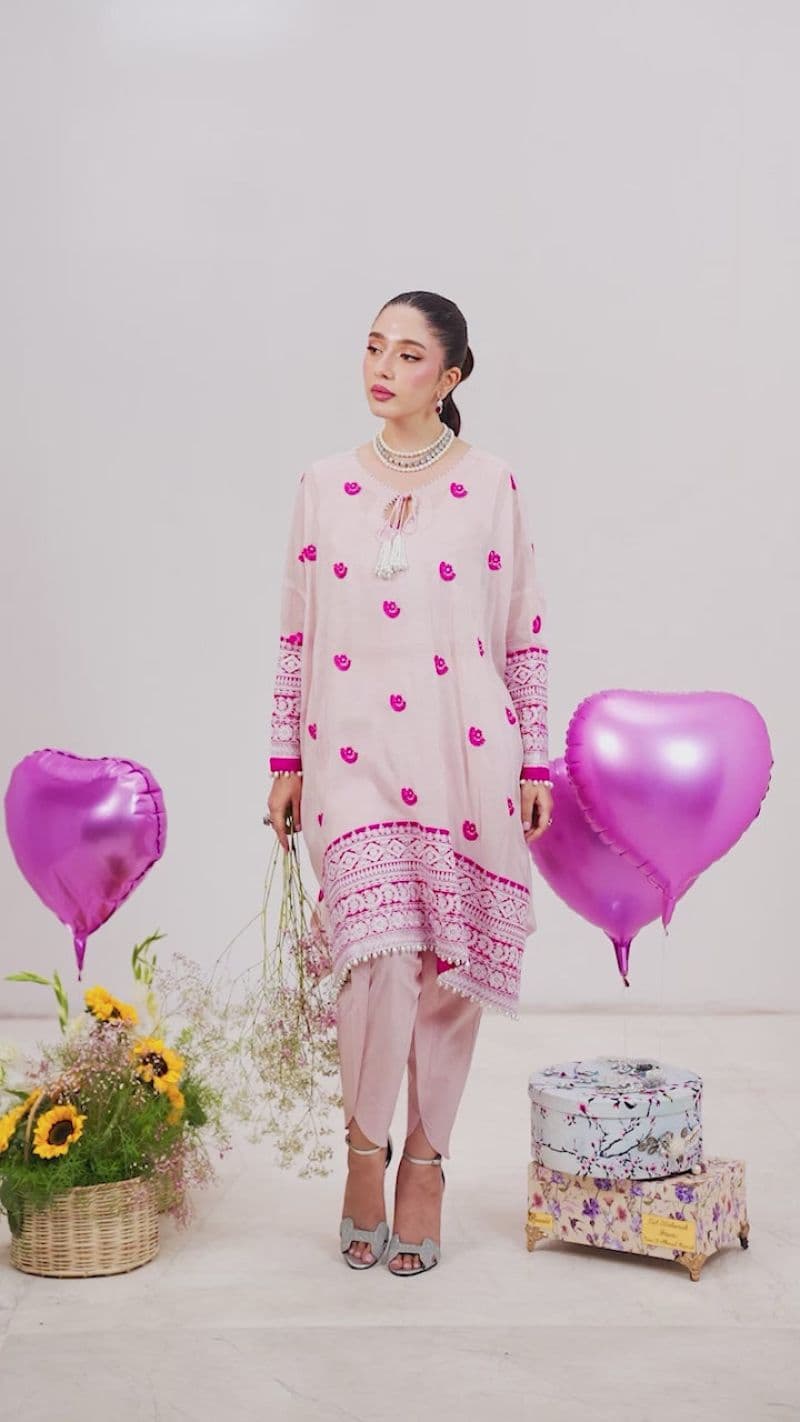 COTTON CANDY 2PC PAPERCOTTON & LAWN EID FESTIVE PRET thumbnail