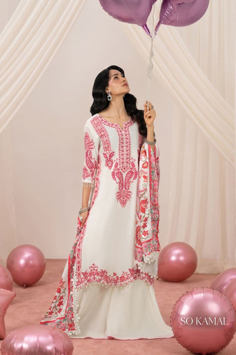 PEARL 2PC RAWSILK & SHAMOUSE EID FESTIVE PRET thumbnail
