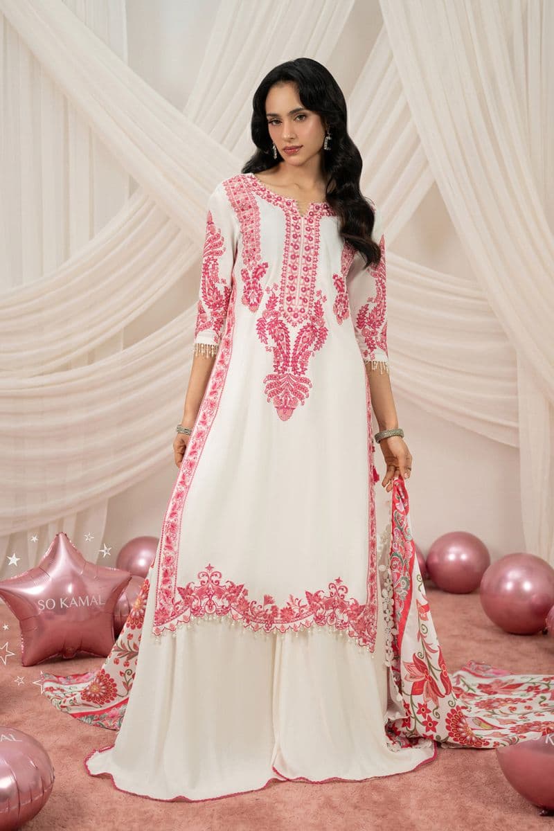 PEARL 2PC RAWSILK & SHAMOUSE EID FESTIVE PRET thumbnail