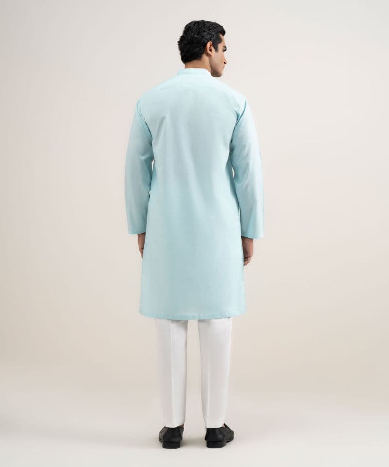 Embroidered Cotton Kurta