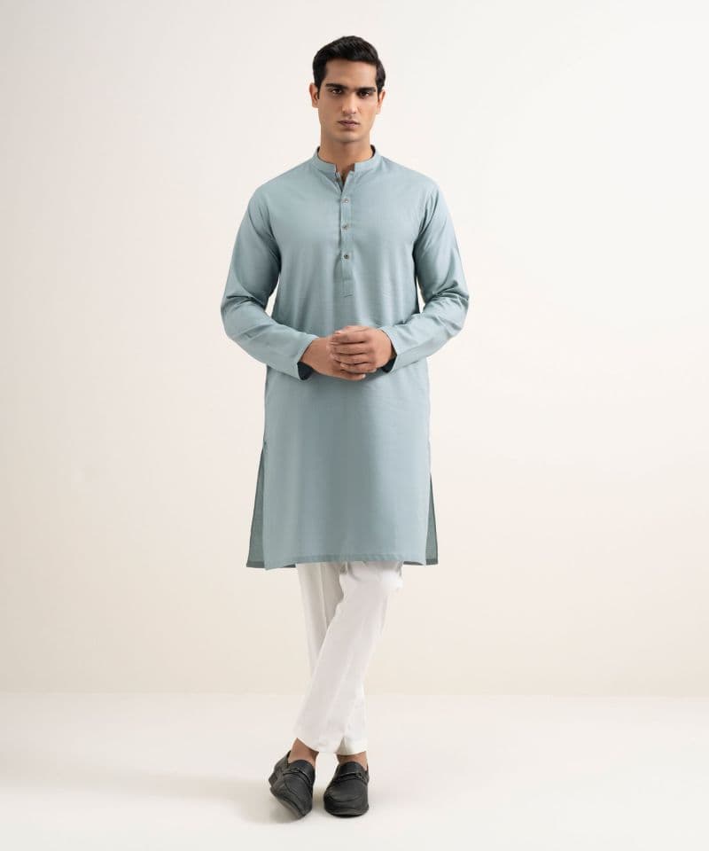 Cotton Jacquard Kurta