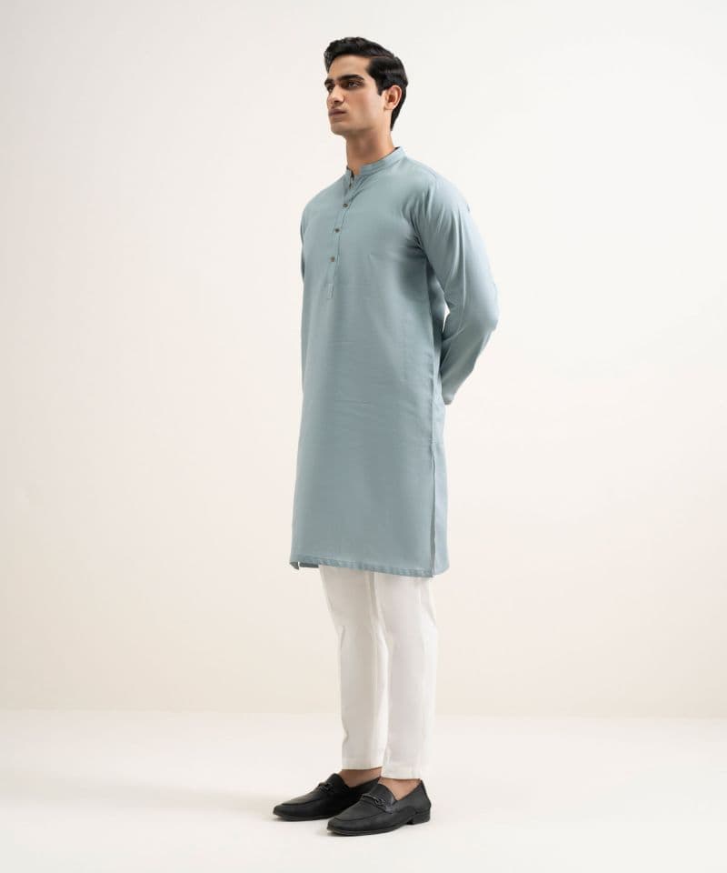 Cotton Jacquard Kurta