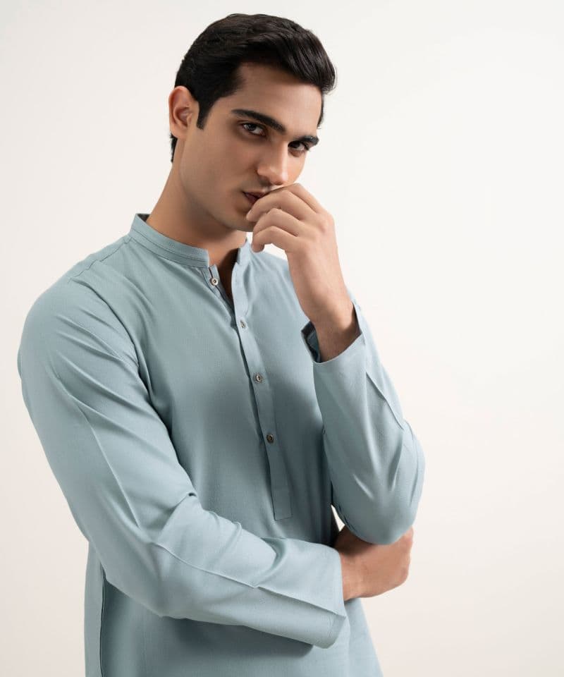 Cotton Jacquard Kurta