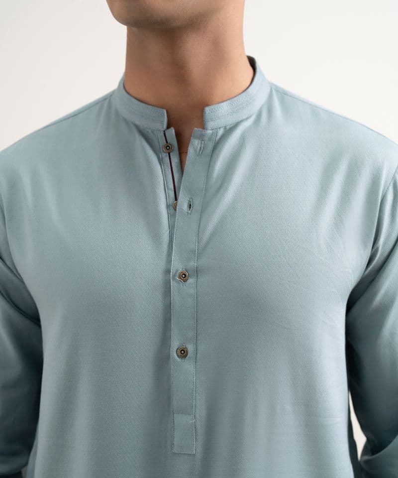 Cotton Jacquard Kurta