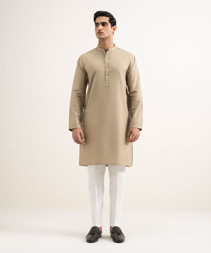 Cotton Jacquard Kurta
