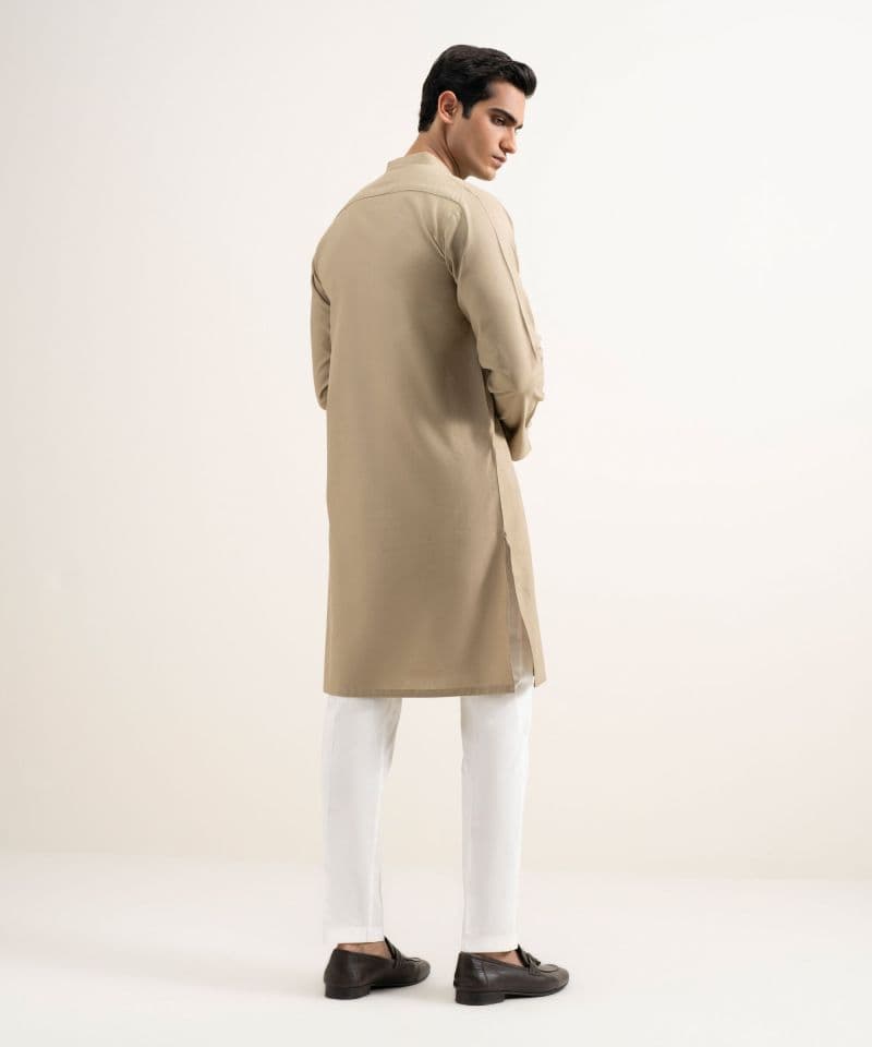 Cotton Jacquard Kurta