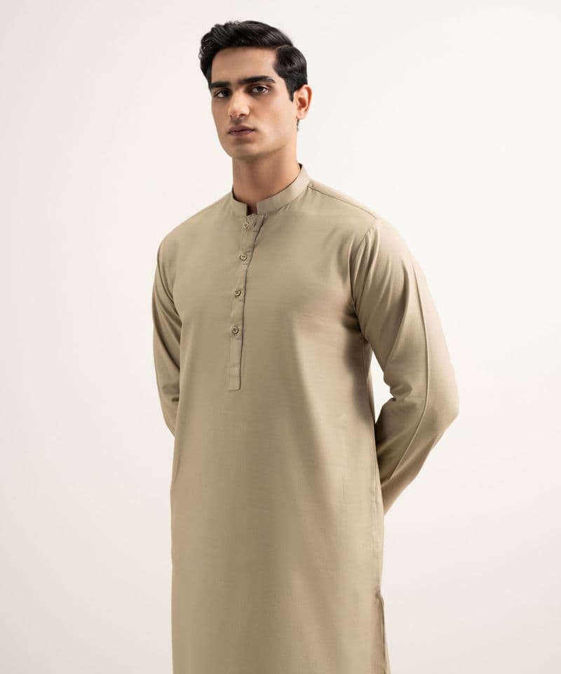 Cotton Jacquard Kurta